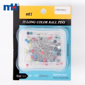 75 Long Color Ball Head Pins