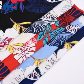 30S Tropics Printed Rayon Fabric