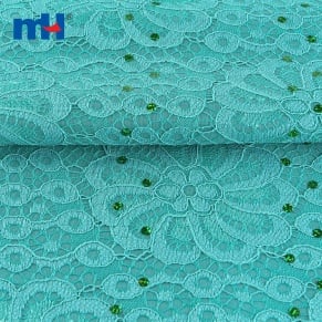 Polyester Corded Lace Fabric